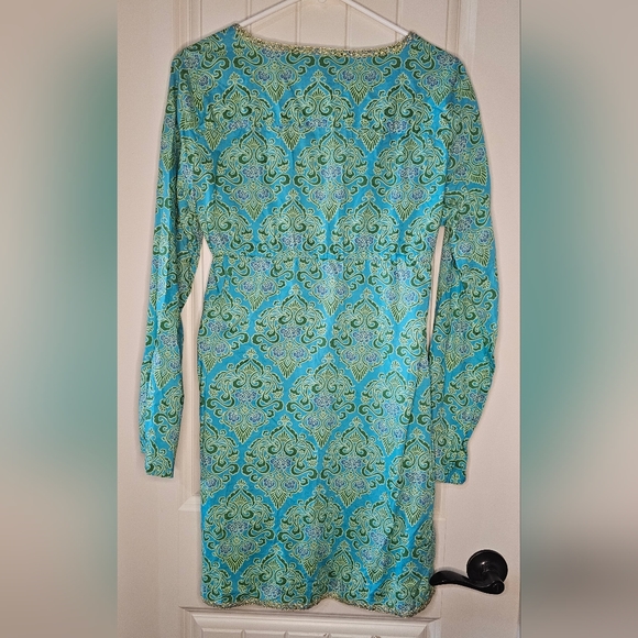 [Victoria's Secret] Floral Tunic/Cover-Up Cinched Tie Below Bust《M/L》 - Picture 9 of 16